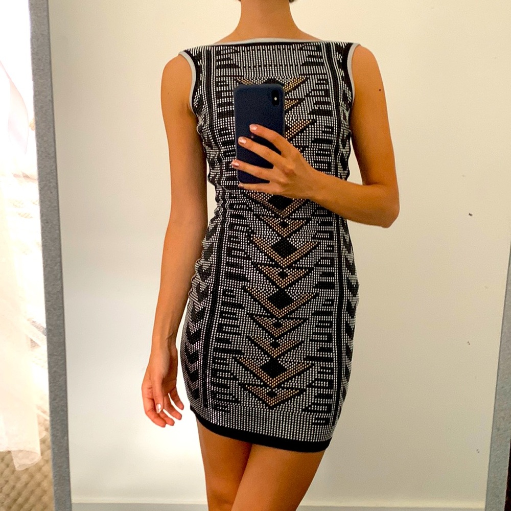 Arden b mini dress with crystals